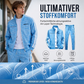 🏆 Verkaufsschlager – jetzt halber Preis! Herren-Set mit geometrischem Muster, Jacke mit durchgehendem Reißverschluss und Hose