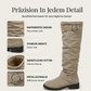 🗣️ 100.000 Leute schwärmen davon – probieren Sie es auch? Damen lässige kniehohe Stiefel mit Gürtelschnalle
