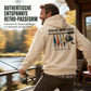 🚀 Neu eingetroffen – 50% Probierpreis! Retro Angel-Grafik Hoodie für Herren, lockere Passung, weiches Sweatshirt aus Baumwollmischung mit Fleece-Futter und Kängurutasche