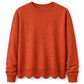 💨 Wer zögert, zahlt mehr – kein Scherz! Damen Sweatshirt mit Muschels-cut Saum und Rundhals