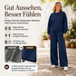 🏅 2000 Stück in 3 Tagen verkauft – schnell sein! Freizeit-Sweatshirt und Wide-Leg-Hosen Set für Damen