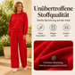 🏅 2000 Stück in 3 Tagen verkauft – schnell sein! Freizeit-Sweatshirt und Wide-Leg-Hosen Set für Damen