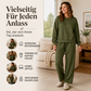 🏅 2000 Stück in 3 Tagen verkauft – schnell sein! Freizeit-Sweatshirt und Wide-Leg-Hosen Set für Damen
