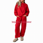 🏅 2000 Stück in 3 Tagen verkauft – schnell sein! Freizeit-Sweatshirt und Wide-Leg-Hosen Set für Damen