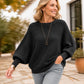 👥 Über 80.000 Käufer haben bereits zugeschlagen! Damen Übergröße Gerippter Strickpullover