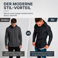 👕 Herren Modern Slim Fit Langarmshirt – Modern, bequem & immer passend