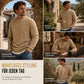 🏅 2000 Stück in 3 Tagen verkauft – schnell sein! Herren Langarm Jacquard Rundhals Sweatshirt Lockere Passform Verdickter Herbst Winter Oberteil Große Größen