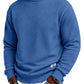 🏅 2000 Stück in 3 Tagen verkauft – schnell sein! Herren Langarm Jacquard Rundhals Sweatshirt Lockere Passform Verdickter Herbst Winter Oberteil Große Größen