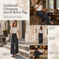 ⭐ 4,9 Sterne – nicht ohne Grund! Damen Jeanshose mit hohem Bund und weitem Bein