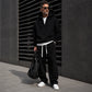 📢📢50%Rabatt!!!🎉✨Lässiges Halb-Zip Kapuzen-Sweatshirt & weit geschnittene Hose für Herren – Bequemer Sitz, sportlicher Look & vielseitig kombinierbar – Weicher Stoff, moderne Passform & perfekt für Alltag, Sport & Freizeit