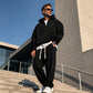 📢📢50%Rabatt!!!🎉✨Lässiges Halb-Zip Kapuzen-Sweatshirt & weit geschnittene Hose für Herren – Bequemer Sitz, sportlicher Look & vielseitig kombinierbar – Weicher Stoff, moderne Passform & perfekt für Alltag, Sport & Freizeit