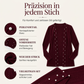 🧶 Damen Strickjacke mit Perlenbesatz – Weich, feminin & immer passend