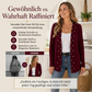 🧶 Damen Strickjacke mit Perlenbesatz – Weich, feminin & immer passend