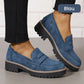 📊 Über 200.000 Verkäufe – Dankeschön mit 50% Rabatt!Bequeme Damen-Slip-On-Loafers mit Blockabsatz