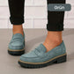 📊 Über 200.000 Verkäufe – Dankeschön mit 50% Rabatt!Bequeme Damen-Slip-On-Loafers mit Blockabsatz