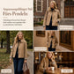 🧥Freizeitmantel für Damen, langärmelig, mit Knopfleiste, für Herbst und Winter