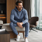 ⭐ 4,9 Sterne – nicht ohne Grund! Herren Kapuzen-Sweatshirt und Sweatpants zweiteiliges Trainingsanzug-Set