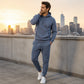 ⭐ 4,9 Sterne – nicht ohne Grund! Herren Kapuzen-Sweatshirt und Sweatpants zweiteiliges Trainingsanzug-Set