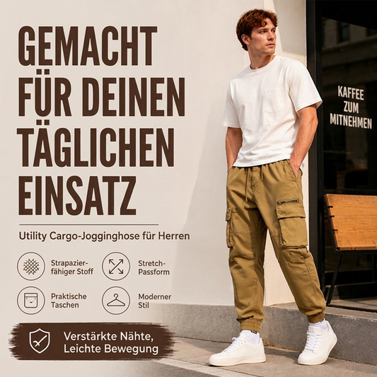 ⏰ Countdown läuft – 50% nur noch 3 Tage! Herren Cargohose mit mehreren Taschen, Jogging-Stil