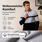⌛ Nur solange Vorrat reicht – danach regulärer Preis! Herren Freizeit Pullover mit Farbblock-Design und Halbzipper