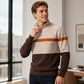 ⌛ Nur solange Vorrat reicht – danach regulärer Preis! Herren Freizeit Pullover mit Farbblock-Design und Halbzipper