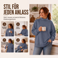 🏃‍♀️ Es wird im Akkord weggeschnappt – zögern Sie nicht!	 Legeres Damen-Sweatshirt mit Stehkragen