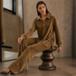 🧥Neuheiten – Hochwertiges zweiteiliges Samt-Set – Weicher Fall & edle Loungewear für jeden legeren Anlass