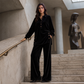 🧥Neuheiten – Hochwertiges zweiteiliges Samt-Set – Weicher Fall & edle Loungewear für jeden legeren Anlass