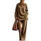 🧥Neuheiten – Hochwertiges zweiteiliges Samt-Set – Weicher Fall & edle Loungewear für jeden legeren Anlass