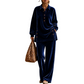 🧥Neuheiten – Hochwertiges zweiteiliges Samt-Set – Weicher Fall & edle Loungewear für jeden legeren Anlass