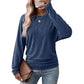 🔥 50% RABATT! Damen-Strickpullover mit Rundhals – Langarm, abfallende Schultern, Fledermausärmel & seitlicher Rüschenoptik