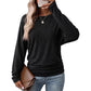 🔥 50% RABATT! Damen-Strickpullover mit Rundhals – Langarm, abfallende Schultern, Fledermausärmel & seitlicher Rüschenoptik