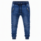 🚀 Neu eingetroffen – 50% Probierpreis! Gewaschene Denim-Jogger-Jeans für Herren, Freizeit-Jeans mit Bündchen
