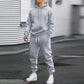 📦 Täglich 500+ Pakete versendet – der Wahnsinn! Freizeit 2-teiliges Set für Herren mit Hoodie und Jogginghose