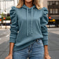 🏆 Verkaufsschlager – jetzt halber Preis! Lässig-eleganter Hoodie mit Puffärmeln für Damen