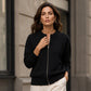 🙌 70% WiederkaufquoteLockere Damen-Strickjacke mit Reißverschluss
