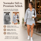 🎪 Neuheiten-Launch + 50% = doppelte Überraschung! Damen-Set mit halbem Reißverschluss-Pullover und asymmetrischem Wickel-Skort