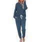 📢🎉50%Rabatt!!!🛍️✨Zweiteiliges Set aus Damen-Oberteil und Hose mit Kordelzug