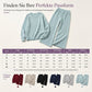 📢🎉50%Rabatt!!!🛍️✨Damen Herbst Winter Rippstrick Zweiteiler Freizeit Langarm Oberteil und Weite Hose