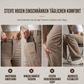 📢🎉50%Rabatt!!!🛍️✨Damen High Waist Wide Leg Baggy Cargohose mit Utility-Taschen, locker sitzende Baumwollmischhose