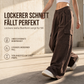 📢🎉50%Rabatt!!!🛍️✨Damen High Waist Wide Leg Baggy Cargohose mit Utility-Taschen, locker sitzende Baumwollmischhose