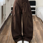 📢🎉50%Rabatt!!!🛍️✨Damen High Waist Wide Leg Baggy Cargohose mit Utility-Taschen, locker sitzende Baumwollmischhose