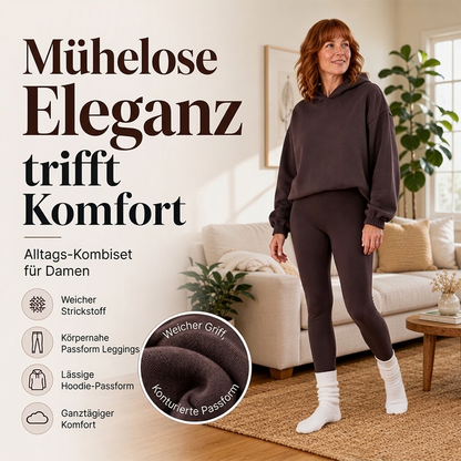 📢📢50%Rabatt!!!🎉✨Lässiges, gemütliches Damen-Hoodie- und Leggings-Set
