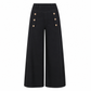 🙌 70% Wiederkaufquote – Qualität überzeugt! High-Waist Jeans mit weiter Beinform, Stretch-Denim und dekorativen Knöpfen