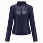 📢Heute 50%! Schnell sein!📢 Leichte Damen-Bikerjacke aus Kunstleder, kurze Motorradmantel für Frühling und Herbst