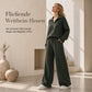🧶 2-teiliges Damen-Set aus Strickpullover & weiten Hosen – Weich, bequem & immer passend – Jetzt 50% Rabatt!