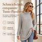📢🎉50%Rabatt!!!🛍️✨Damen Langarmshirt mit lockerem Sitz, Mock-Neck-Kragen