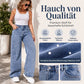 💥Fast ausverkauft wegen hoher Nachfrage!💥 Weit geschnittene Damenjeans mit Perlenverzierung
