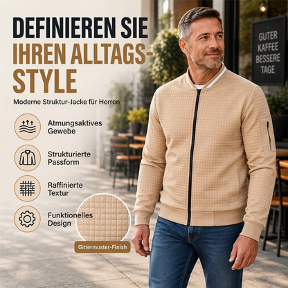 ⏰Aktion endet bald!⏰ Herren Freizeit Waffelstrick Steppjacke