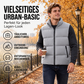 🌟Bestseller reduziert! Nur diese Woche!🌟 Herren klassische Stehkragen wattierte Weste
